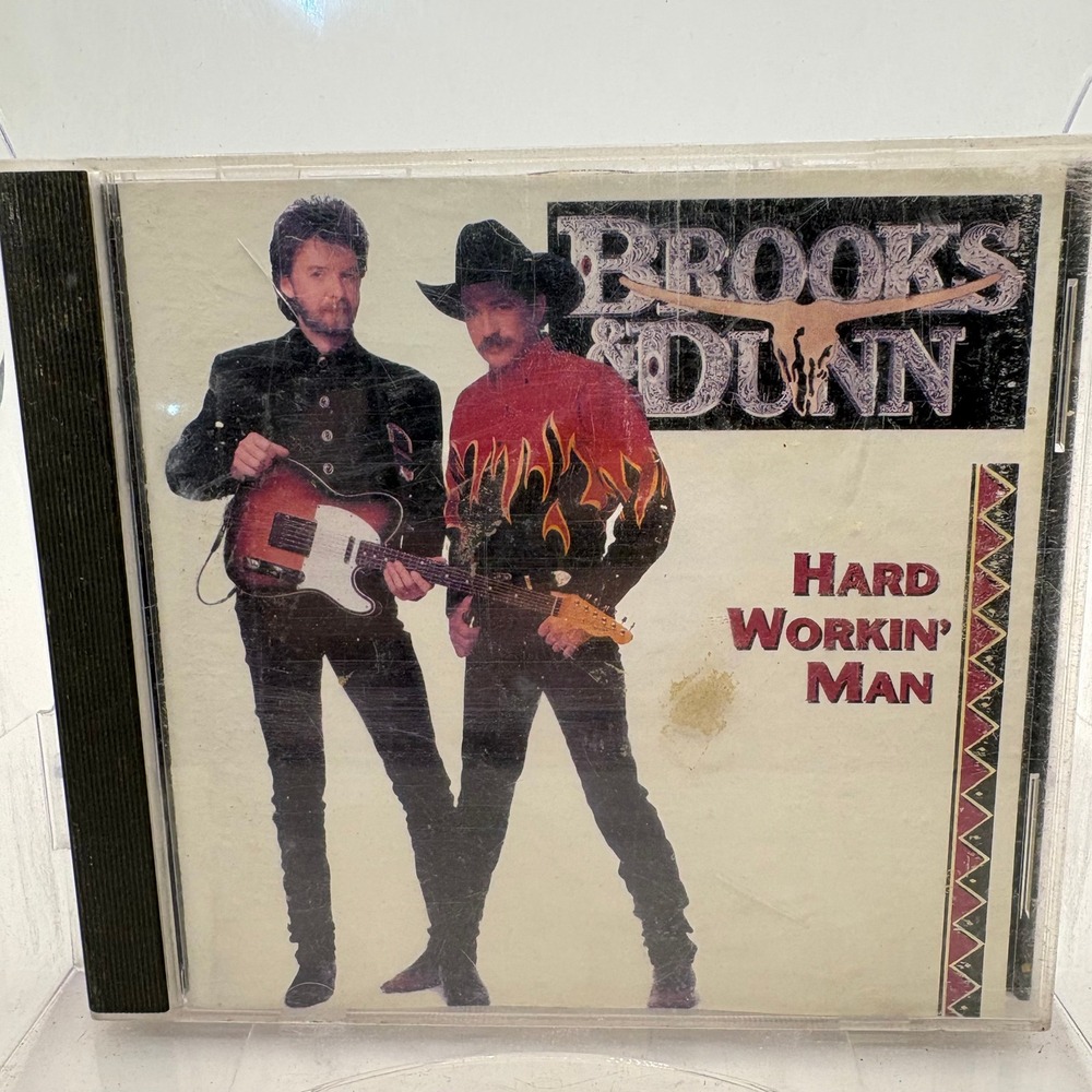 Brooks & Dunn Hard Workin Man CD 1993 Arista 07822-18716-2 Country Music